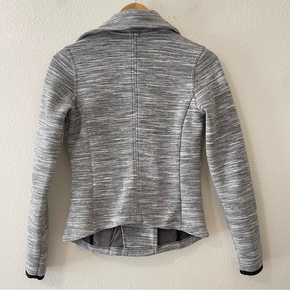 Athleta | City Limits Moto Athletic Jacket Heather Gray - Picture 7 of 13
